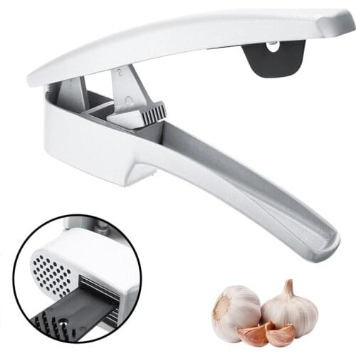 Handheld Garlic Press & Slice Cutter 2in1 Easy Ginger Garlic Press Mincer Slicer Fasting Slicing Convenience Kitchen Tools
