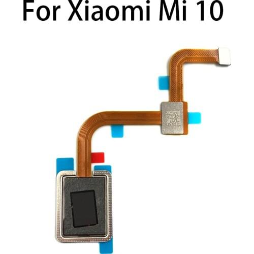 10Pcs/lot Fingerprint Home Button Connection Flex Cable Ribbon For Xiaomi Mi 10