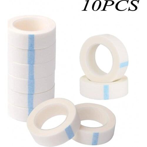 10Pcs False Eyelash Assist Non-woven Tape Isolating The Upper And Lower Eyelashes Tape Planting Eyelash Breathable Tape