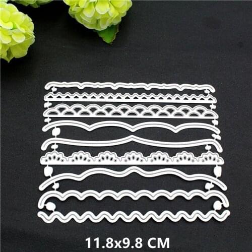 2021 Lace Metal Cutting Dies DIY Scrapbooking Paper Photo Album Crafts Knife Mould Cards Embossing Mold Stencils for Decor