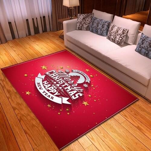3D Christmas Living Room Carpet Child Bedroom Game Rug Kids Room Play Area Rugs Home Mat Carpet Large Decor Hallway Bedside Baby