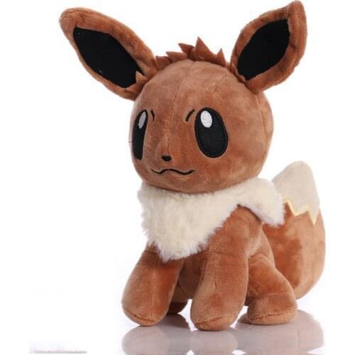 5pcs/lot TAKARA TOMY Pokemon 20cm Eevee Plush Toys Doll Eevee Plush Soft Stuffed Toys Gifts for Children Kids