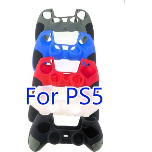 50PCS Thickened Anti-slip Silicone Cover Skin for Sony PlayStation Dualshock 5 PS5 Controller Case Thumb Stick for DualSense