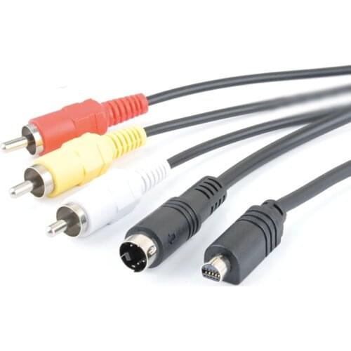 AV A/V Cable/Cord for SONY Handycam MiniDV HDD VMC-15FS VMC15FS DCR-DVD908 DVD708 DVD755 DVD908E DVD905 DVD805 DVD905E DVD808