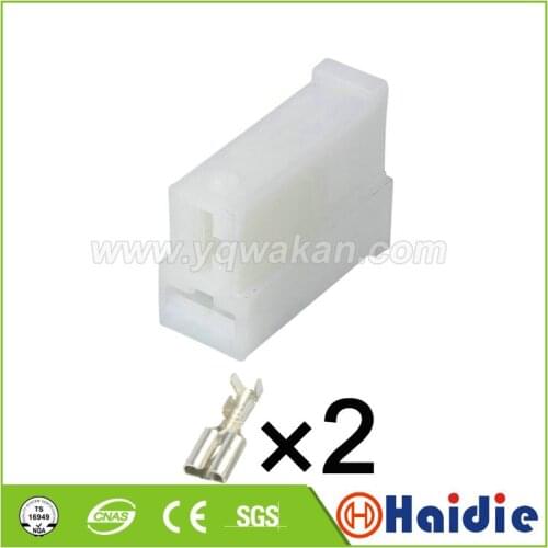 Free shipping 5sets 2pin VW plastic female electric wiring harness plug connector 191 971 989 191971989