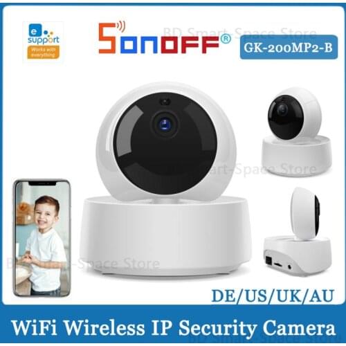 SONOFF 1080P HD IP Camera WiFi Wireless Security Monitor GK-200MP2-B Mini Night Vision Motion Detective Baby Monitor Cam