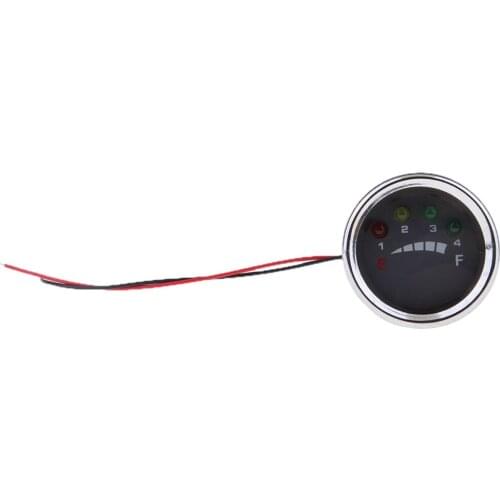 24V Round Battery Indicator Charge Status Meter/Indicator/Gauge 2"