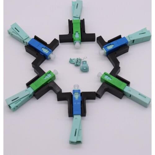 Best price SC APC/UPC Fast Connector Single-Mode Connector FTTH Tool Cold Connector Tool Fiber Optic Fast Connnector 53mm