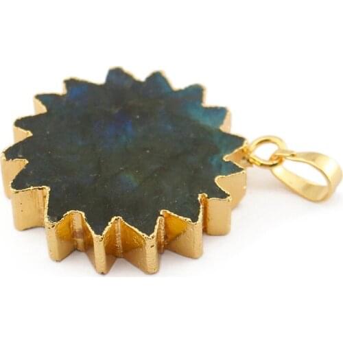 Druzy Trendy fashion crystal Natural Stone choker Onyx jewelry with Vintage stone Golden Stone Free Shipping