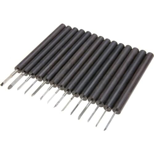 0.6-4mm HSS Manual carving knife DIY Tools olive core walnut wood carving chisel Sandalwood Handle Detail modification Knife