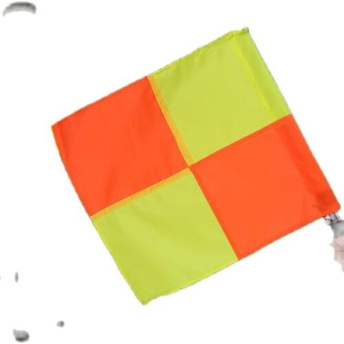 Factory wholesale high quality Football training match special linesman flag Soccer Referee Flags,Handheld RacingFlag