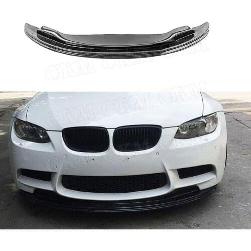 Carbon fiber front lip Spoiler for BMW 3 Series E90 E92 E93 M3 2007-2012 GT-S Style Head Bumper Chin Apron protector