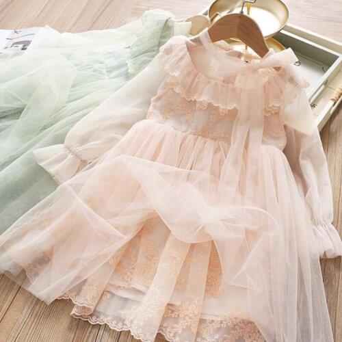 Floral Girls Dress Summer Princess Embroidery Flower Party Clothing Kids Dresses for Girls Evening Formal Gown Children Clothes