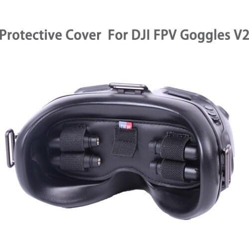 PU Dustproof Lens Protector For DJI FPV Goggles Antenna Storage Cover Memory Card Slot Holder For DJI FPV VR Glasses Accessories