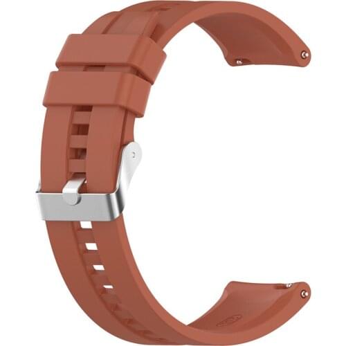 20MM Silicone Watch Strap Solid Color Wristband Bracelet Replacement Belt for Realme Watch GT2 Smart Watch Accessories
