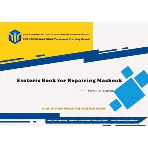 Repair books For MAC Book Notebook Repair English Book For Macbook Dismantling motherboard Course Case Books