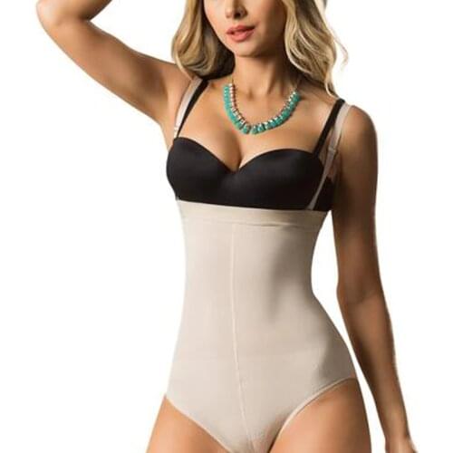 High Waist Panties With Detachable Straps Waste Trainers Body Shaper Original Colombian Girdles Seamless Underwear