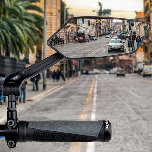 Bicycle Rear View Mirror Bike Cycling Wide Range Back Sight Reflector Adjustable Left Right Mirrors