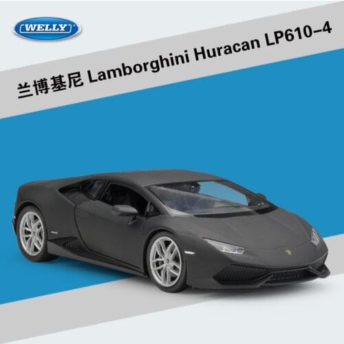Welly 1:24 Lamborghini Aventador LP610-4 sports car simulation alloy car model crafts decoration collection toy tools gift