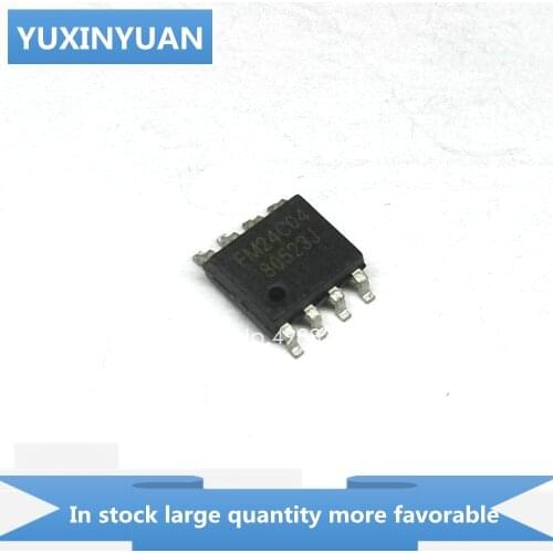 YUXINYUAN 10PCS/LOT FM24C04 FM 24C04 M24C04 SOP8 in stock in stock