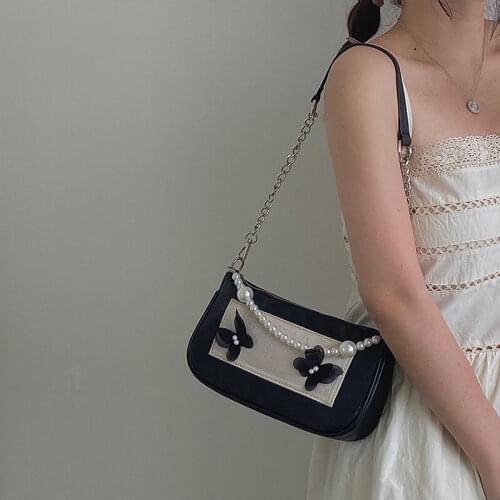 Womens Luxury Designer Handbag 2021 Trend Retro Ladies Shoulder Baguette Bag Nylon Female Shopping Purse Bolsas New