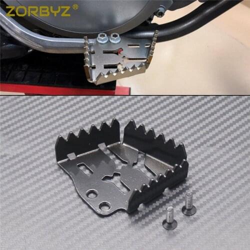 ZORBYZ Black Rear Brake Pedal Extension Lever Step Enlarge For 990 1050 1190 1290 Adv