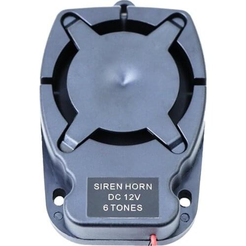 Alarm Horn Siren Buzzer 12v Six-tone 110 Points Small Size and Easy To Install