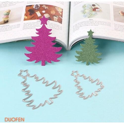 090159090160 Christmas tree stencil metal Cutting dies for DIY papercraft project Scrapbook Paper Album greeting cards