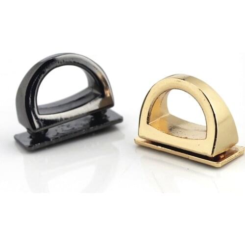 1pcs Bag Side Anchor hanger Clamps Hooks With Screws for Leather Craft Bag Strap Belt Handle Shoulder Webbing