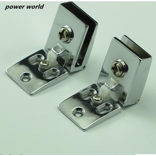 2pcs Wine Cabinet Glass Door Hinges for Show door hinge B type Furniture Hinge