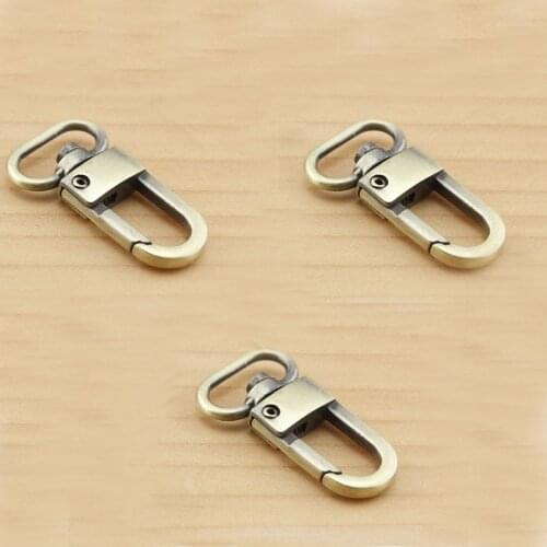 4cm anti brass metal snap hooks purse and bag hooks 50pcs