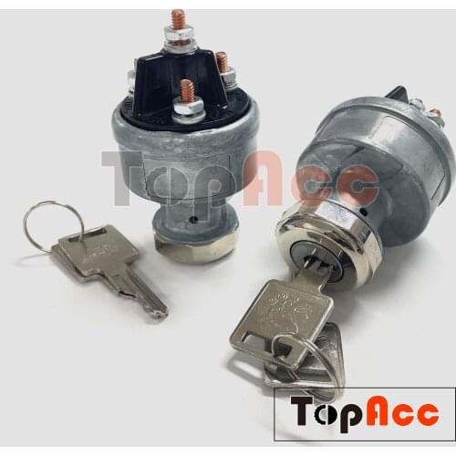 6665606 Ignition Switch with Keys For Bobcat Loaders 310 313 320 322 323 440 530 630 763