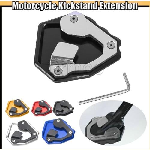 Motorcycle CNC Accessories Motorbike Side Stand Enlarge Extension Kickstand For Honda CRF1000L 2016-2017