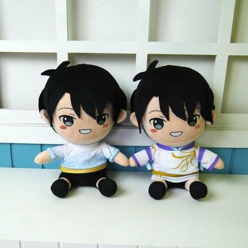 Anime Yuzuru Hanyu plush toy Skating boy doll soft pillow cosplay toy clothes can be changed for gifts Anime doll Cartoons