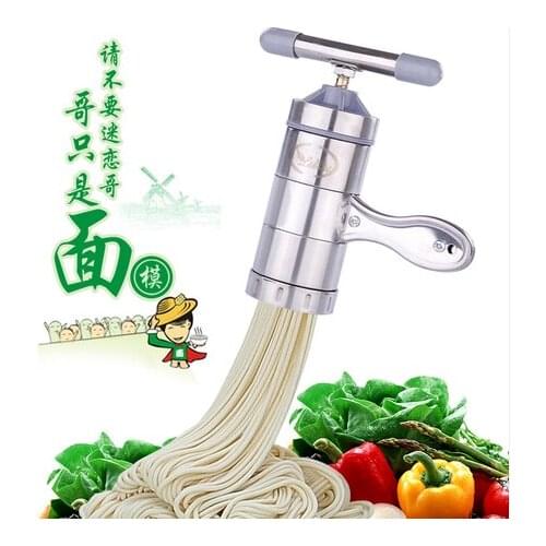Household stainless steel manual pressing machine multifunctional noodle