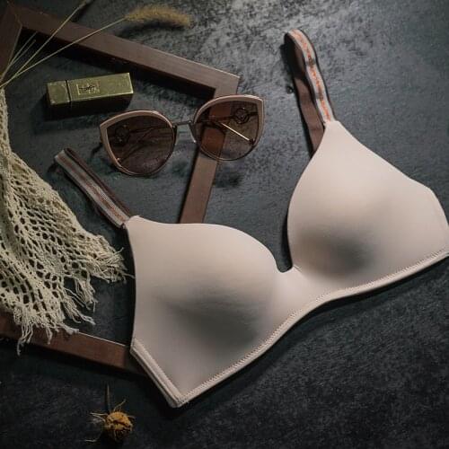 Wireless bra underwear gathers no trace bra sexy lady bras for women frete gratis