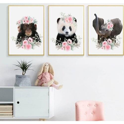 Flower Animal Diamond Painting Cross Stitch 5D DIY Full Square Drill Giraffe Lion Tiger Diamond Embroidery Room Decor Art