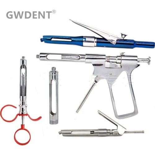 1pc Citoject Intraligamental Syringe Dental 1.8ml Coated CE Stainless Steel Orthodontic Gun Syringe