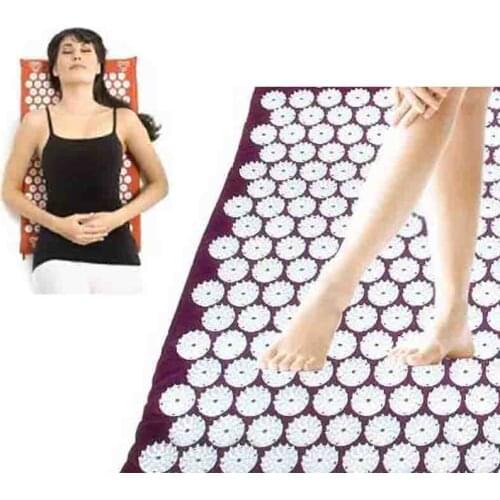 Sleeping Mat Massage Back Mat Foot Pain Relief Shakti Pilates Spike Yoga Bed Nails Mat For Acupressure Massage & Relaxation