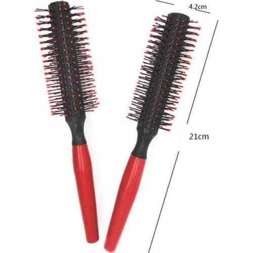 Curly Hair Comb Spiral Professional Plastic Round Brush Roller Hairstyle Massager Hairbrush Dressing Salon Barber Comb