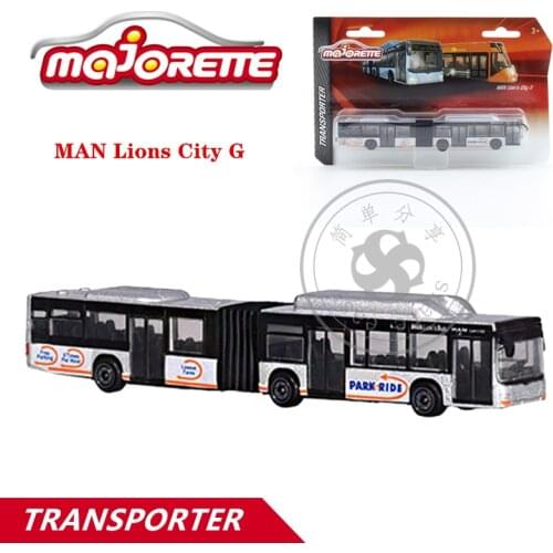 Majorette 1/64 City Bus Series MAN Lions City G Car Hot Pop Kids Toys Motor Vehicle Diecast Metal Model