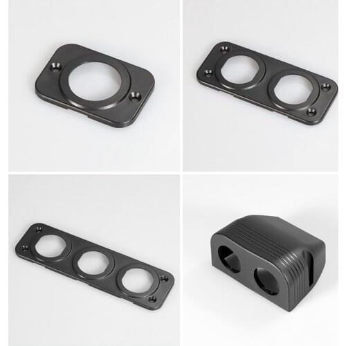 DIY Module Panel Splitter Car Power Adapter Car USB Charger Switch Voltmeter Panel for Marine Boat Motorcycle Truck Golf Cart