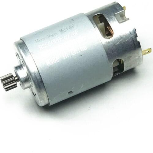 RS550 Motor 17 14 15 12Teeth 9Teeth 7.2 9.6 10.8 12V 14.4V 16.8V 18V 21V 25V Gear 3mmShaft For Cordless Charge Drill Screwdriver