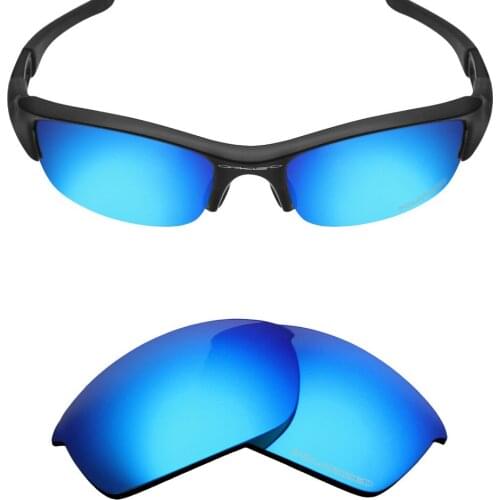 Mryok+ POLARIZED Resist SeaWater Replacement Lenses for Oakley Flak Jacket Sunglasses Ice Blue