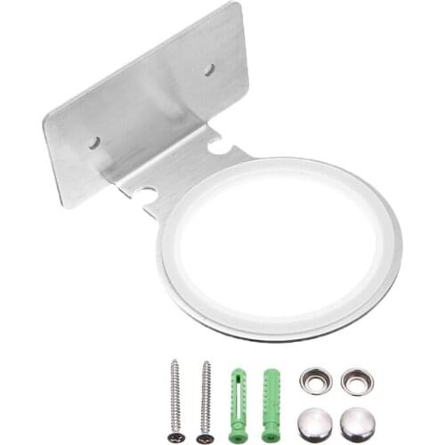 Wall Mounted Hair Dryer Stainless Steel Bathroom Toilet Shelf Storage Hairdryer Holder Rack Organizer Stand 12*10cm