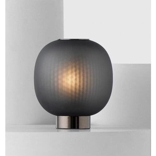 Newest Nordic Table Lamp Glass Decoration LED Table Lamp Reading Light Study Room Lighting