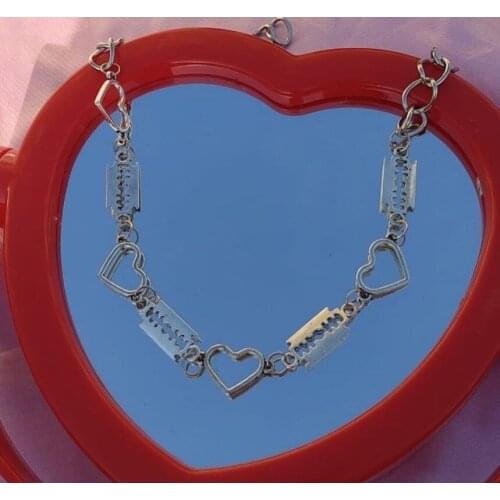 New Necklace 2020 Cool Hip Hop Blade Love Necklace Gothic Necklace Wholesale