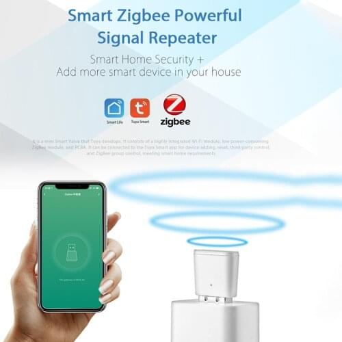 Tuya ZigBee 3.0 Signal Repeater USB Extender for Smart Life ZigBee Devices Sensors Expand 20-30M Smart Home Automation Module