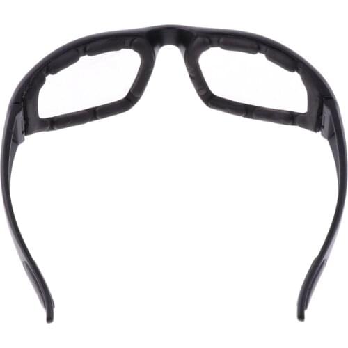 3x Wind Resistant Sunglasses Motorcycle Riding Glasses Smoke Clear Yellow