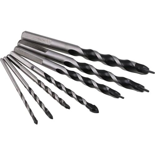 1PCS Chrome Steel Drill Bit Triangle Shank / Round Shank Twist Bits Ceramics Concrete